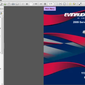 2009 Evinrude E tec 115 130 150 175 200 Hp Repair Manual - PDF DOWNLOAD