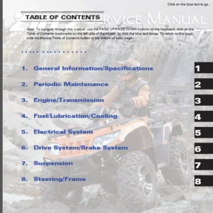 2012 Arctic Cat 450i 1000i Atv Repair Manual - Pdf Download