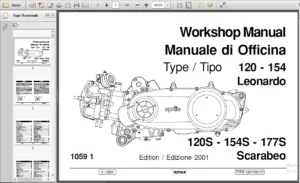 Aprilia Rotax Engine Type 120 154 177 2001 Workshop Service Repair Manual - Download