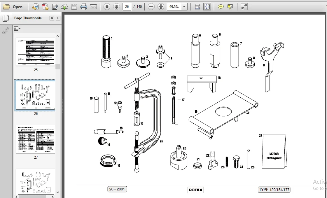 Aprilia Rotax Engine Type 120 154 177 2001 Workshop Service Repair Manual - Download - Image 4