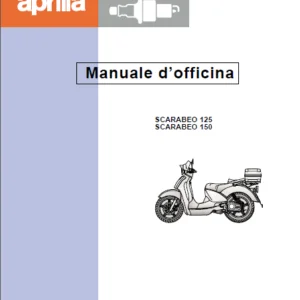 Aprilia Scarabeo 125 150 Manuale Officina 1999 - 2005 - DOWNLOAD