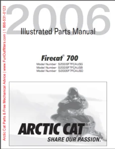 Arctic Cat Snowmobile F7 Parts Manual Catalog Download 2006 - DOWNLOAD