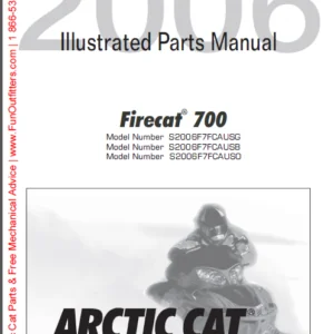 Arctic Cat Snowmobile F7 Parts Manual Catalog Download 2006 - DOWNLOAD