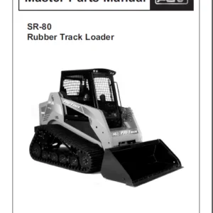 Asv Sr 80 Rubber Track Loader Master Illustrated Master Parts List Manual - Download