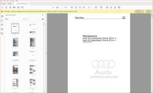 Audi A3 2013 - 2020 Complete Service Repair workshop manual - Download