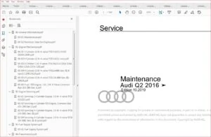 Audi Q2 GA,GAB  2016 - 2020 Complete Service Repair Workshop Manual - Download