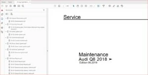 Audi Q8  2018 - 2020 Complete Service Repair Manual PDF
