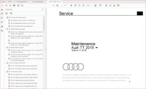 Audi TT 2015-2020 Complete Service Repair Workshop Manual - Download
