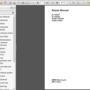 BMW R1100 RT RS GS R  Service Repair Manual - DOWNLOAD