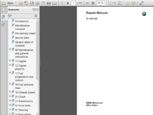 BMW R1150 GS Service Repair Manual - Download