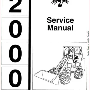 BOBCAT 2000 LOADER SERVICE REPAIR WORKSHOP MANUAL DOWNLOAD PDF