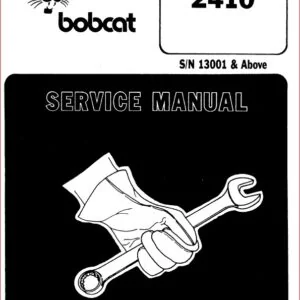 BOBCAT 2410 LOADER SERVICE REPAIR WORKSHOP MANUAL - PDF DOWNLOAD