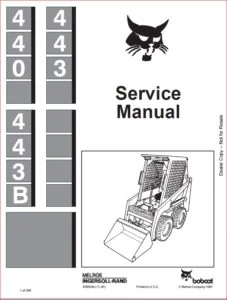 BOBCAT 440 443 443B LOADER SERVICE REPAIR WORKSHOP MANUAL DOWNLOAD