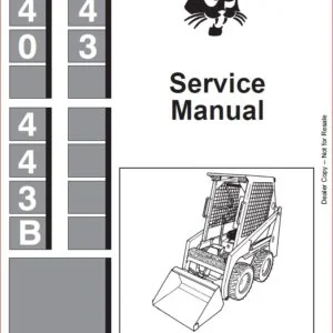BOBCAT 440 443 443B LOADER SERVICE REPAIR WORKSHOP MANUAL DOWNLOAD