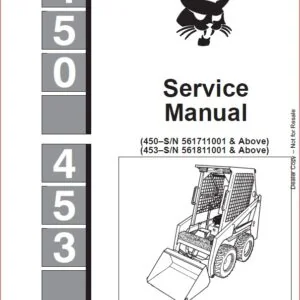 BOBCAT 450,453 LOADER SERVICE REPAIR WORKSHOP MANUAL DOWNLOAD