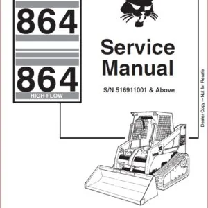 BOBCAT 864 LOADER SERVICE REPAIR WORKSHOP MANUAL DOWNLOAD