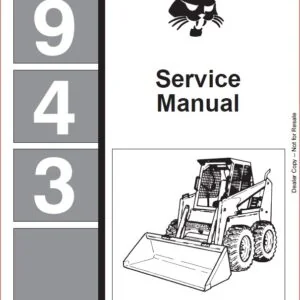 BOBCAT 943 LOADER SERVICE REPAIR WORKSHOP MANUAL DOWNLOAD