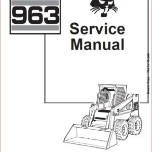 BOBCAT 963 LOADER SERVICE REPAIR WORKSHOP MANUAL - DOWNLOAD
