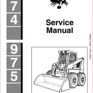 BOBCAT 974 975 LOADER SERVICE REPAIR WORKSHOP MANUAL DOWNLOAD