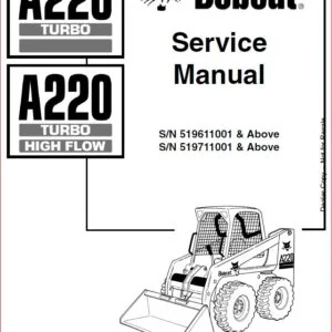 BOBCAT A220 LOADER SERVICE REPAIR WORKSHOP MANUAL - PDF DOWNLOAD