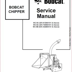 BOBCAT CHIPPER SERVICE REPAIR WORKSHOP MANUAL - PDF DOWNLOAD