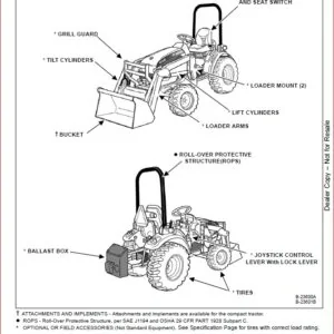 BOBCAT CT120 COMPACT TRACTOR SERVICE REPAIR WORKSHOP MANUAL - PDF DOWNLOAD