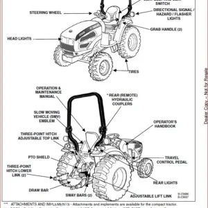 BOBCAT CT225,CT230,CT235 COMPACT TRACTOR SERVICE REPAIR WORKSHOP MANUAL - PDF DOWNLOAD