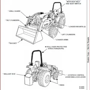 BOBCAT CT335 COMPACT TRACTOR SERVICE REPAIR WORKSHOP MANUAL - PDF Download