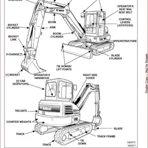 BOBCAT E55 COMPACT EXCAVATOR SERVICE REPAIR WORKSHOP MANUAL - PDF DOWNLOAD