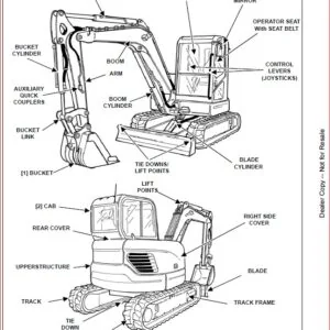 BOBCAT E80 EXCAVATOR SERVICE REPAIR WORKSHOP MANUAL - PDF DOWNLOAD
