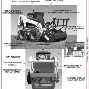 BOBCAT FORESTRY CUTTER SERVICE REPAIR WORKSHOP MANUAL - PDF DOWNLOAD