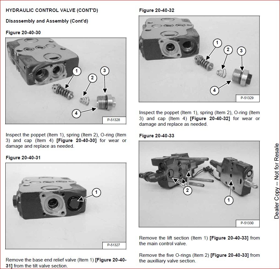 BOBCAT MT52 MINI TRACK LOADER SERVICE REPAIR WORKSHOP MANUAL - PDF