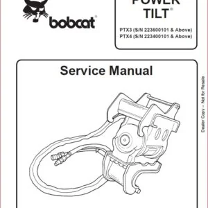 BOBCAT POWER TILT SERVICE REPAIR WORKSHOP MANUAL - PDF DOWNLOAD