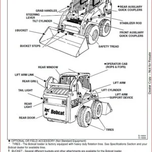 BOBCAT S175 SKID-STEER LOADER SERVICE REPAIR WORKSHOP MANUAL  - PDF DOWNLOAD