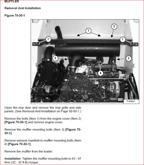 BOBCAT S650 SKID-STEER LOADER SERVICE REPAIR WORKSHOP MANUAL - PDF