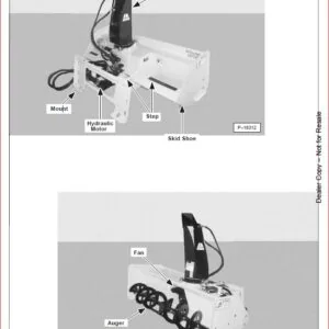 BOBCAT SNOW BLOWER SERVICE REPAIR WORKSHOP MANUAL  -  PDF DOWNLOAD