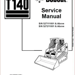 BOBCAT T140 LOADER SERVICE REPAIR WORKSHOP MANUAL  -  PDF DOWNLOAD