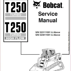 BOBCAT T250 LOADER SERVICE REPAIR WORKSHOP MANUAL - PDF DOWNLOAD