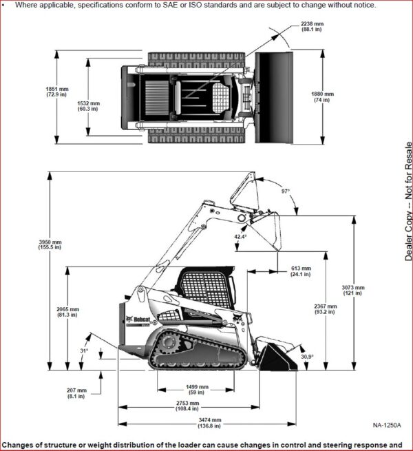 Bobcat T630 Compact Track Loader Service Repair Workshop Manual - Pdf 