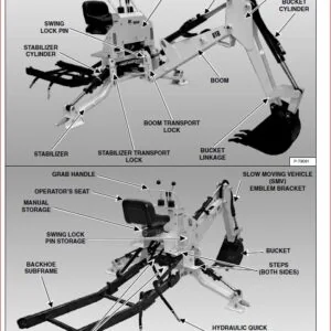 BOBCAT TRACTOR BACKHOE SERVICE REPAIR WORKSHOP MANUAL - PDF DOWNLOAD