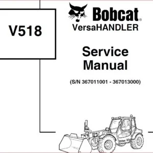BOBCAT V518 VERSAHANDLER SERVICE REPAIR WORKSHOP MANUAL - PDF DOWNLOAD