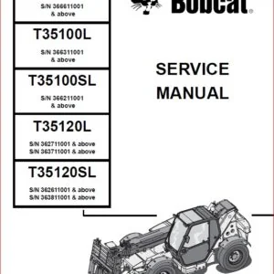BOBCAT t35100 t35120  SERVICE REPAIR WORKSHOP MANUAL - PDF DOWNLOAD