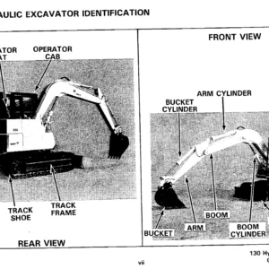 Bobcat 130 Hydraulic Excavator Operator's Manual  - PDF Download