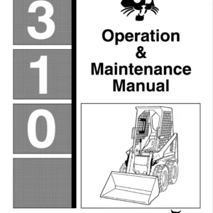 Bobcat 310 Operation & Maintenance Manual - PDF DOWNLOAD