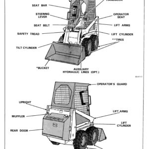 Bobcat 313 Operation & Maintenance Manual  -  PDF Download