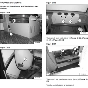 Bobcat 442 Compact Excavator Operation & Maintenance Manual  - PDF Download