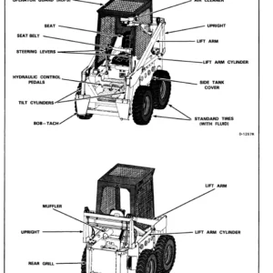 Bobcat 610 Operation's Maintenance Manual - PDF Download