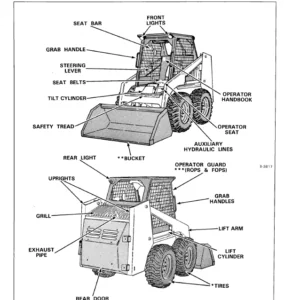 Bobcat 641 Operation & Maintenance Manual  -  PDF Download