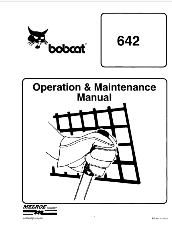 Bobcat 642 642B 742b 743b Operation & Maintenance Manual - PDF Download ...