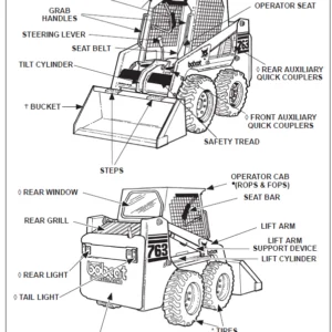Bobcat 763 Operation & Maintenance Manual - PDF Download